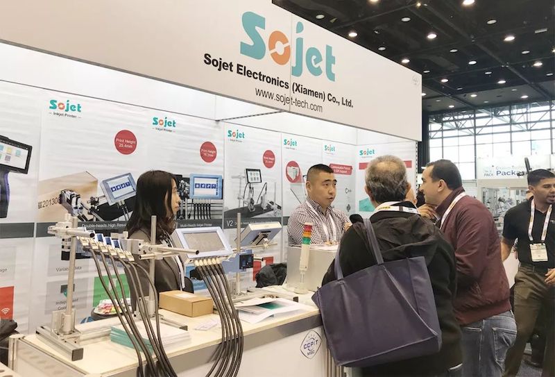 SOJET高剖析喷码机加入2018美国芝加哥国际包装展会PACK EXPO